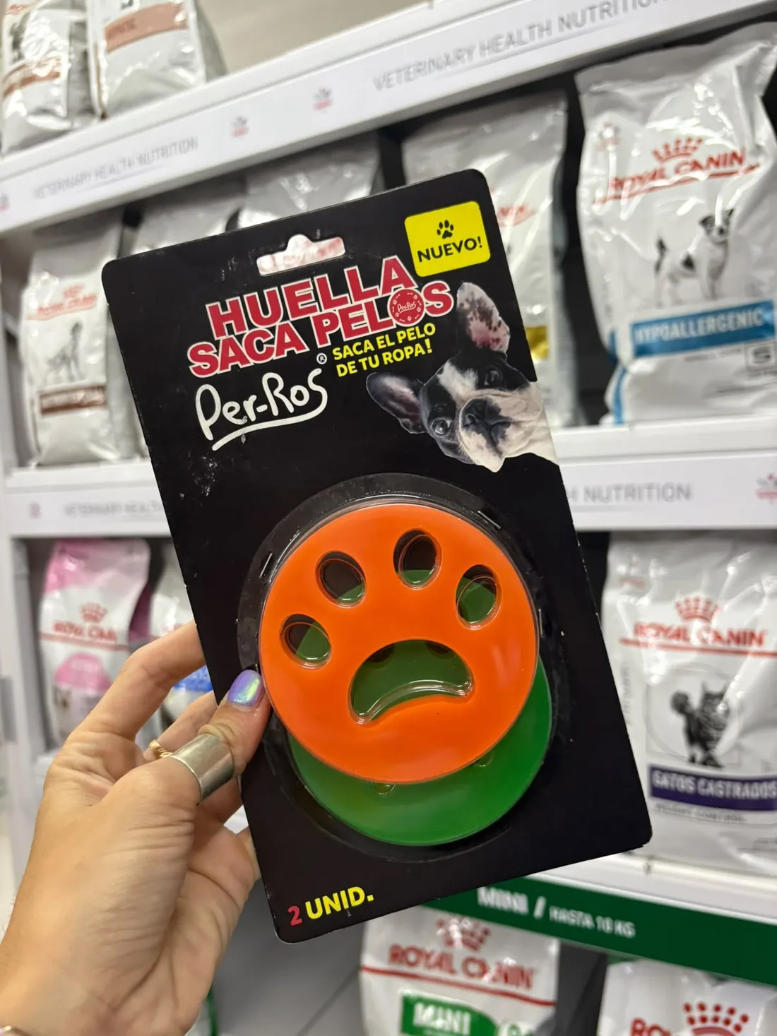 Huella saca pelos